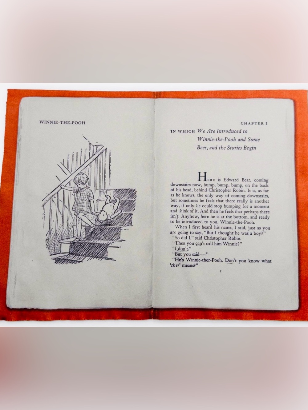 Winnie the Pooh Book Shaped Microfiber Eyeglasses Cleaning Cloth Screens Phones - Picture 4 of 4